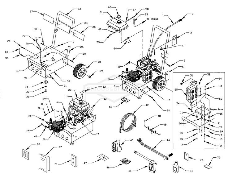 GENERAC 1293-2 parts breakdown